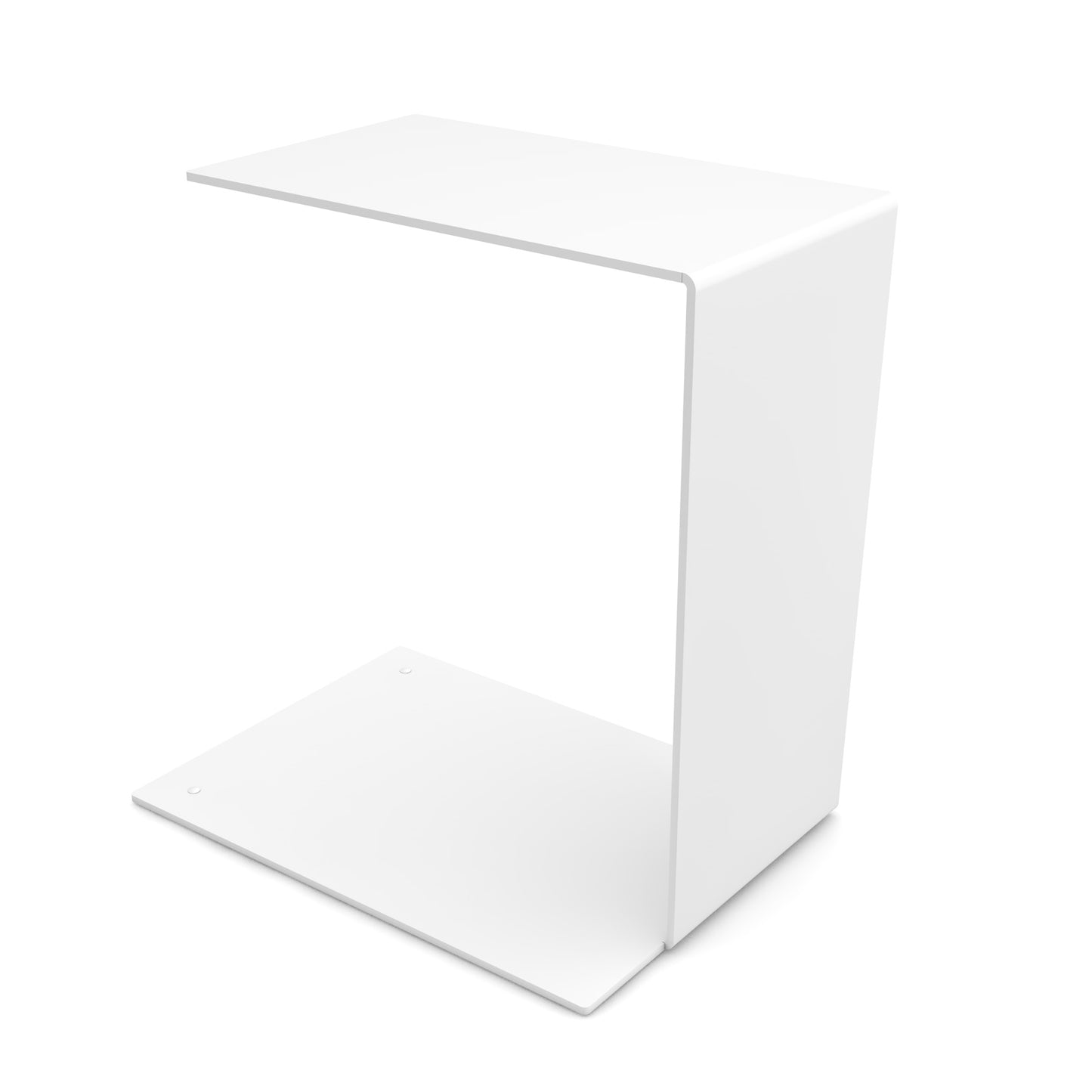 Design Beistelltisch "C-Table" in weiß / 2te-Wahl