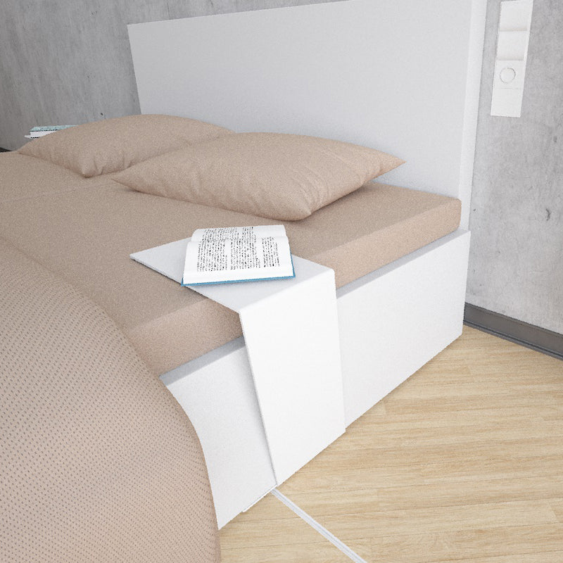 Design Beistelltisch "C-Table" in weiß / 2te-Wahl