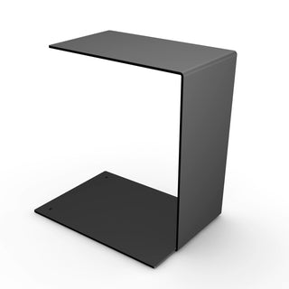 Design Beistelltisch "C-Table" in schwarz