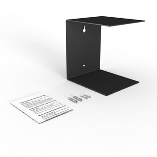Unsichtbares Bücherregal 1er-Set gross in schwarz